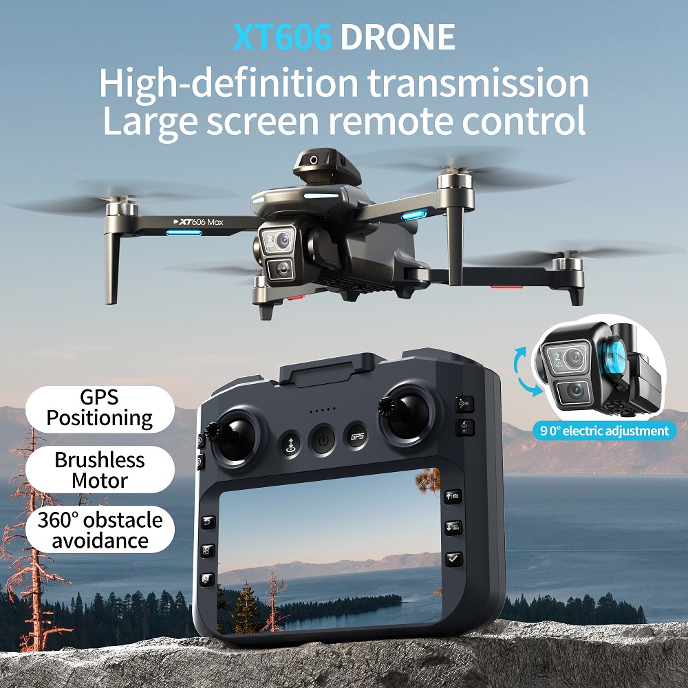 XT606 MAX 3 battery Drone 4k 8 - Drone Kit Long Range ulasan dan harga