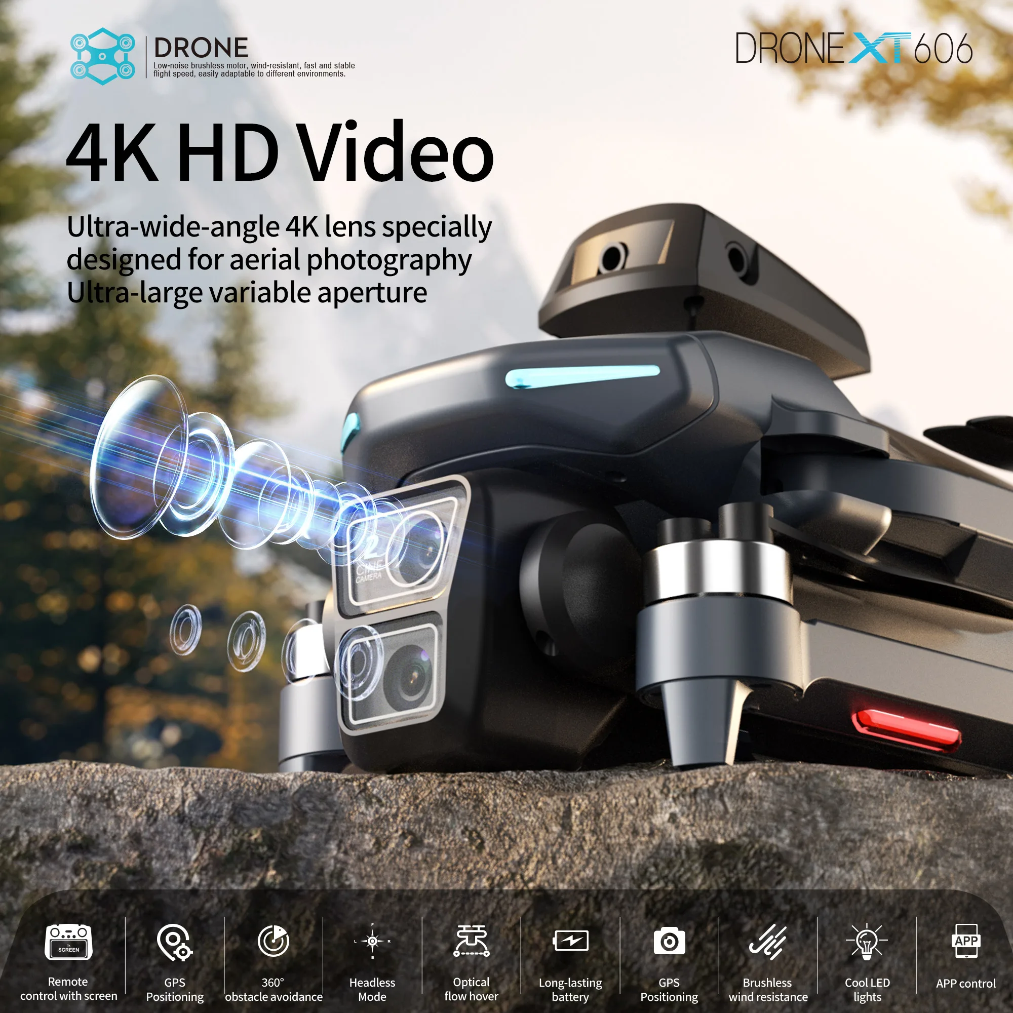 Lenovo XT606 MAX GPS Drone 4k  - Drone Kit Long Range ulasan dan harga