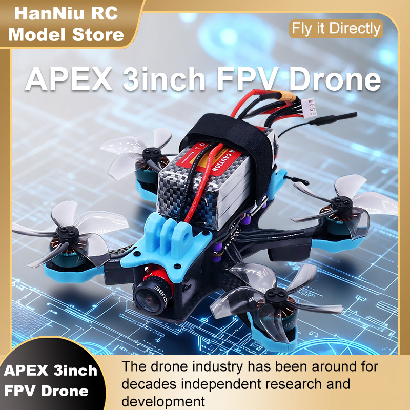 B-CUBE APEX 3inch FPV Drone Fr - Drone Kit Octocopter ulasan dan harga