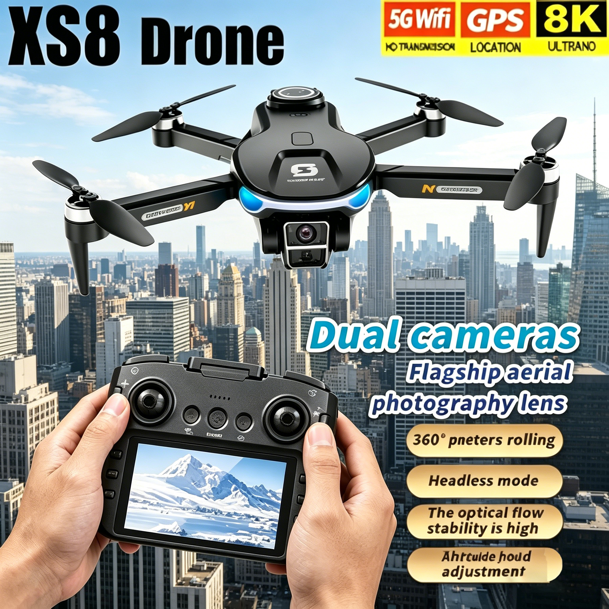 HD 8K Professional GPS Drone w - Drone Kit Professional ulasan dan harga