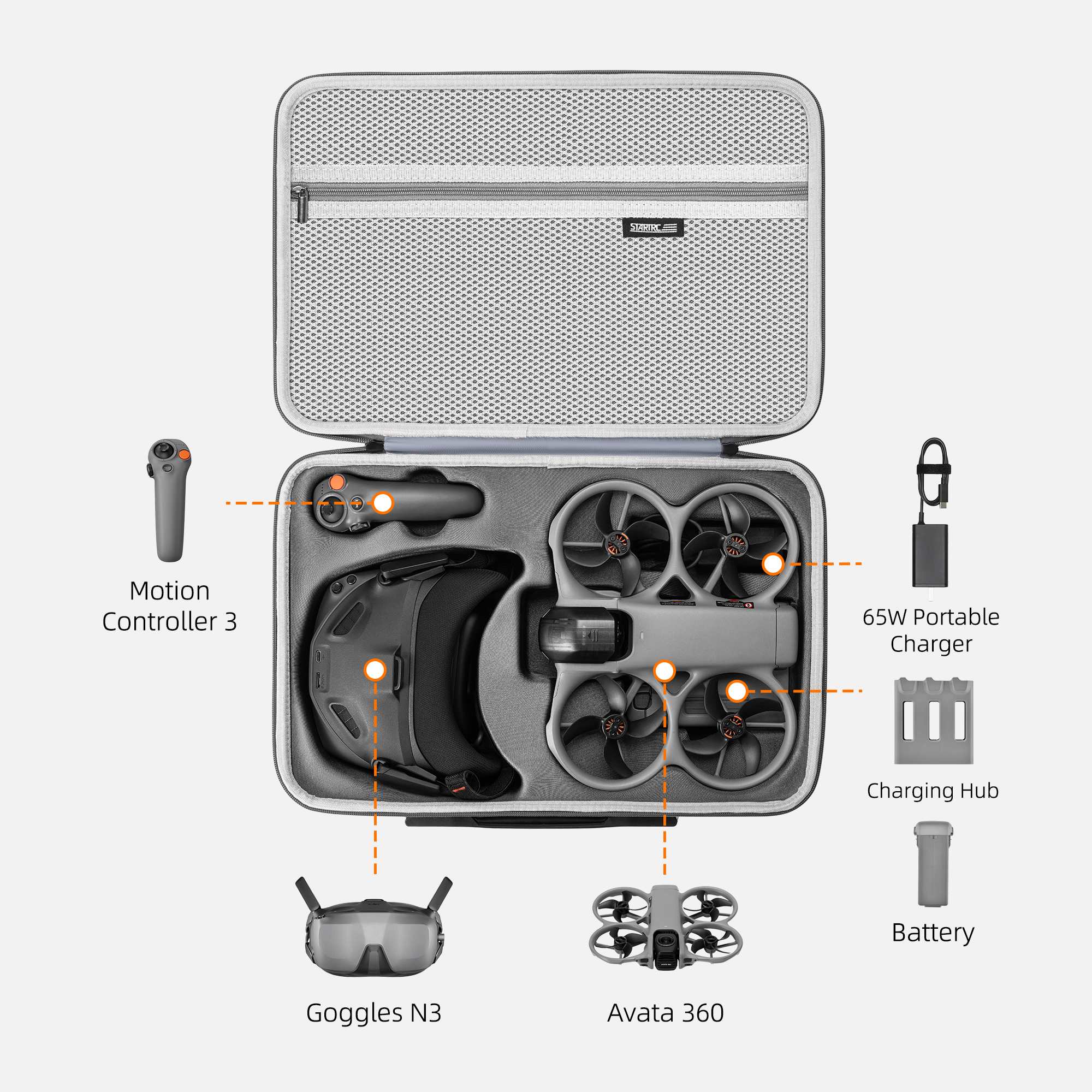 Portable Storage Bag For DJI A - Drone Kit Waterproof ulasan dan harga