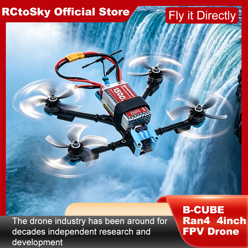 B-CUBE Ran4 4inch FPV Drone Fr - Drone Kit Octocopter ulasan dan harga
