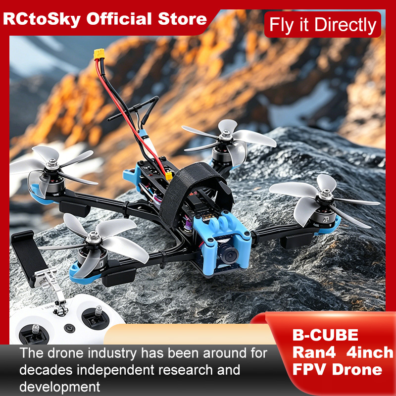 B-CUBE Ran4 4inch FPV Drone Fr - Drone Kit Octocopter ulasan dan harga