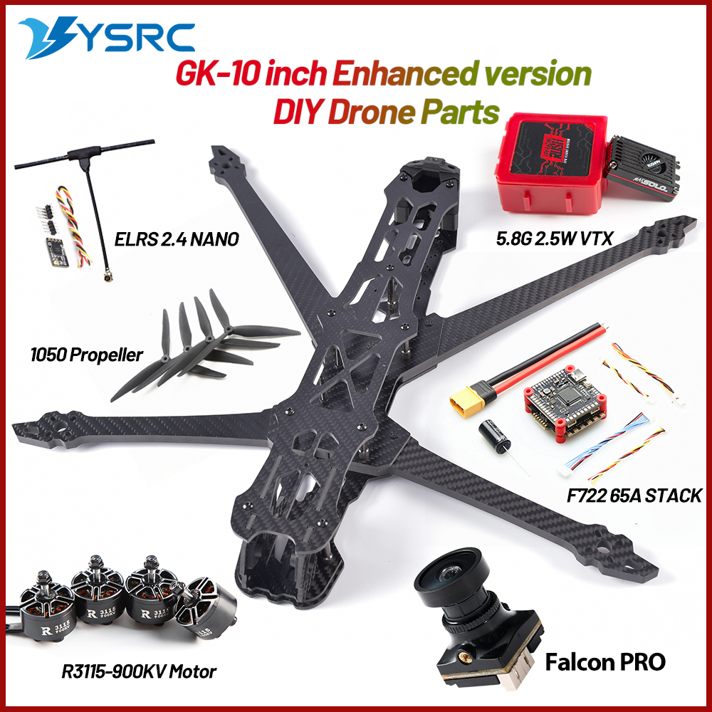 GK-V3 10 inch 435mm Wheelbase  - Drone Kit Fpv ulasan dan harga