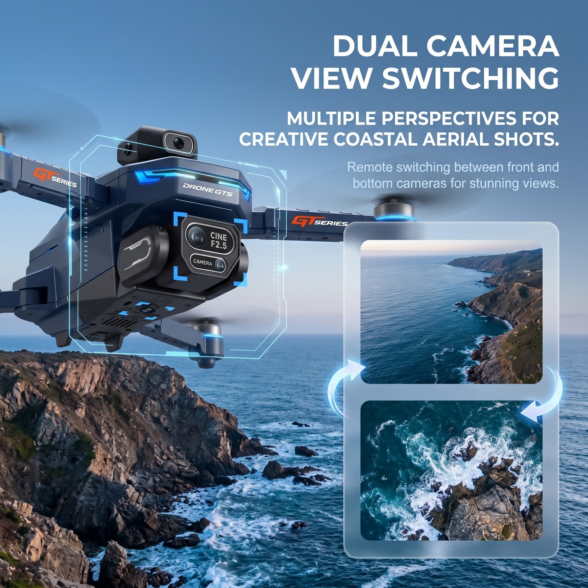 New Drone GT8 8K Professional  - Drone Kit Professional ulasan dan harga
